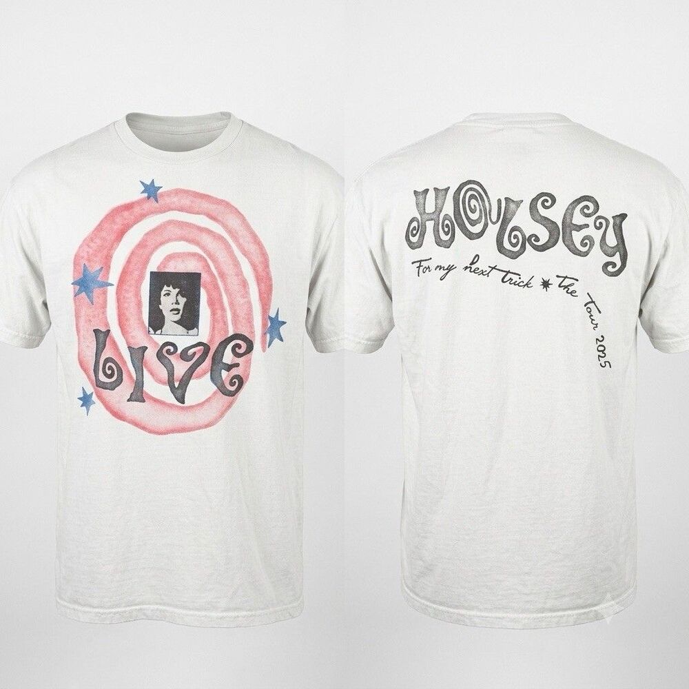 Halsey Concert Tour Shirt Size XL White For My Last Trick The Tour 2025 Graphic